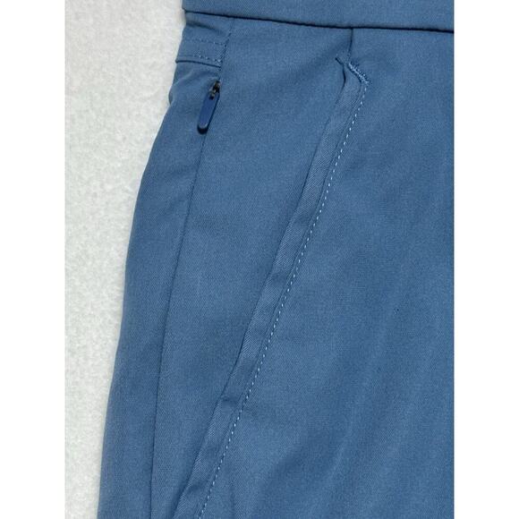 Lands End Mens Blue Elastic Waist Double Pockets MCS Moisture Pants Size 31 NWT - Picture 4 of 10